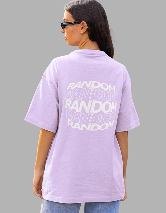 Womens | Oversized T-Shirt Lavender - Savage