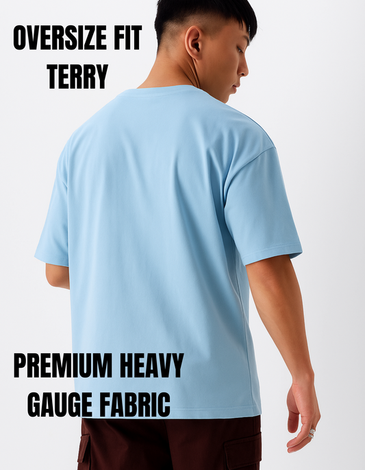 Beuns | Oversized T-Shirt Baby Blue – Built to Flow, Designed to Stay