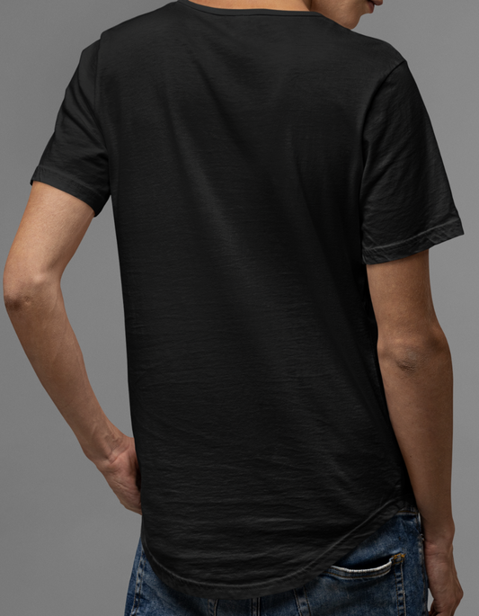 Beuns | Drop-Cut T-Shirt GARFIELD BLACK