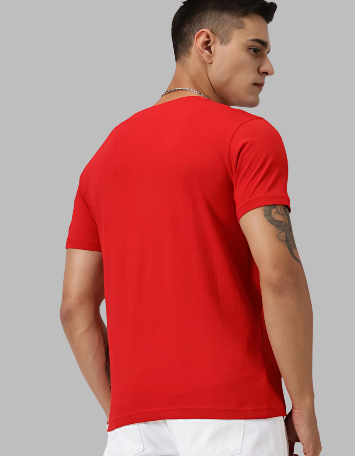 Red| Solid T-Shirt Beuns– Pure Form, Zero Noise