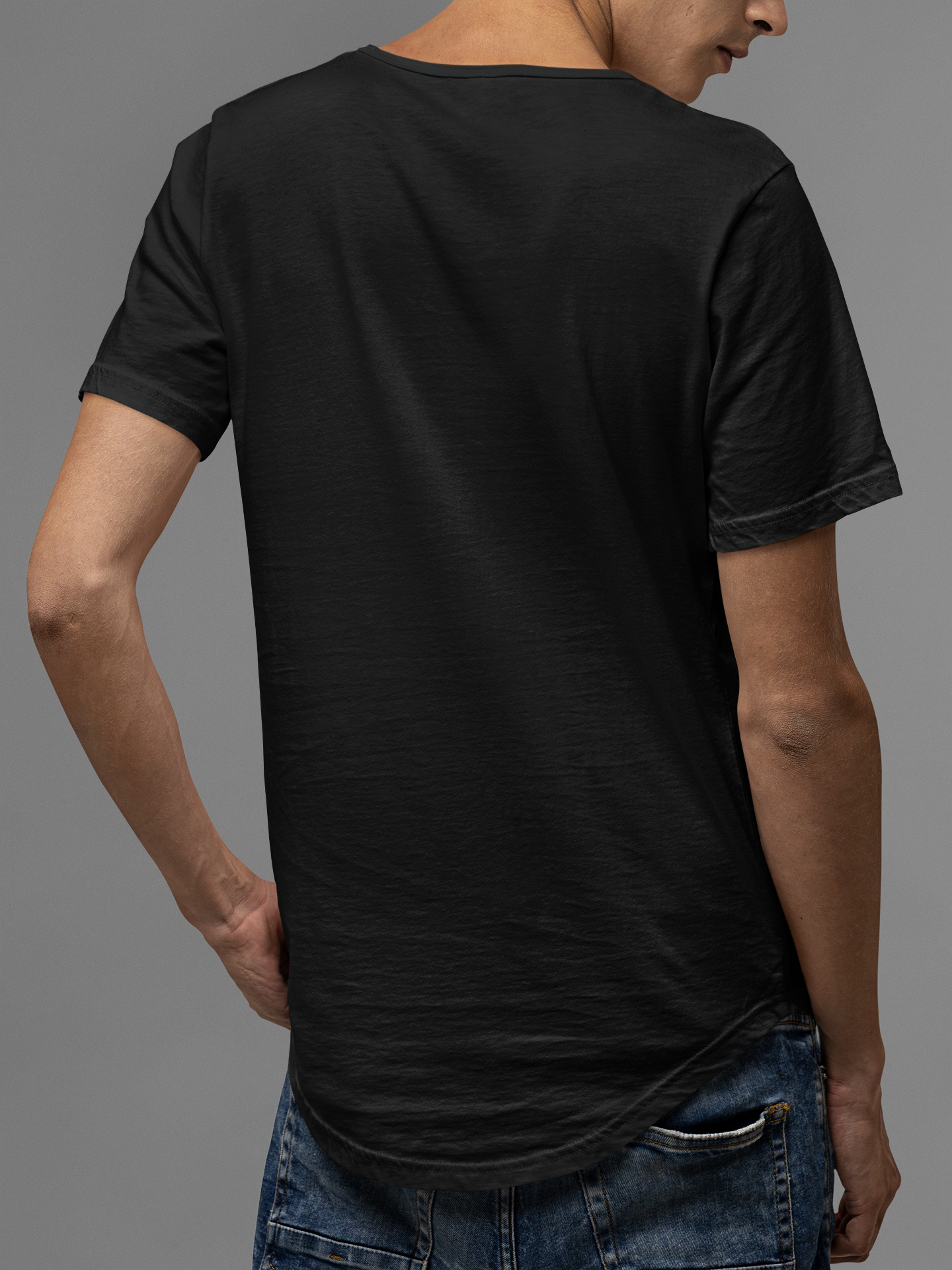 Beuns | Drop-Cut T-Shirt GARFIELD BLACK