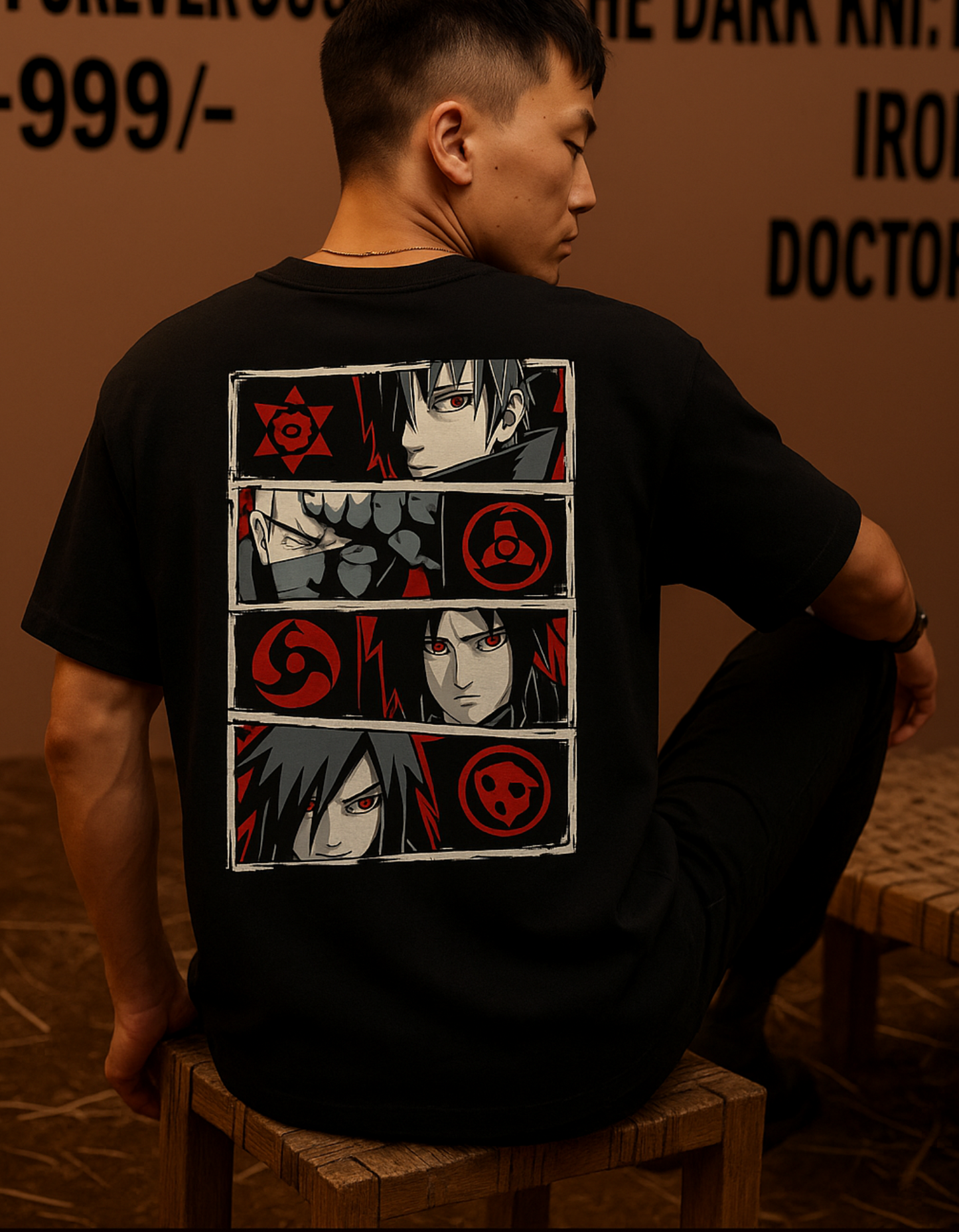 Beuns | Naruto Graphic Anime T-Shirt Oversized– Channel the Shinobi Spirit