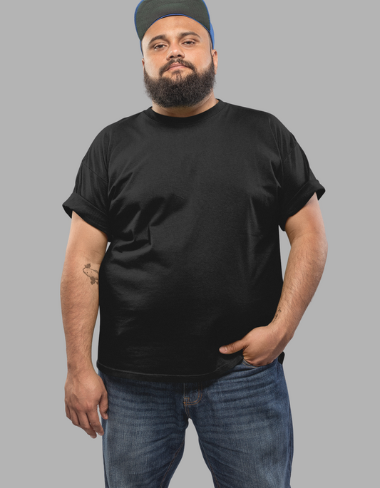 Beuns Plus Size T-shirt -Black