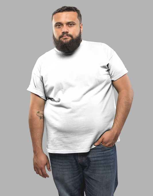 Beuns Plus Size T-shirt -White