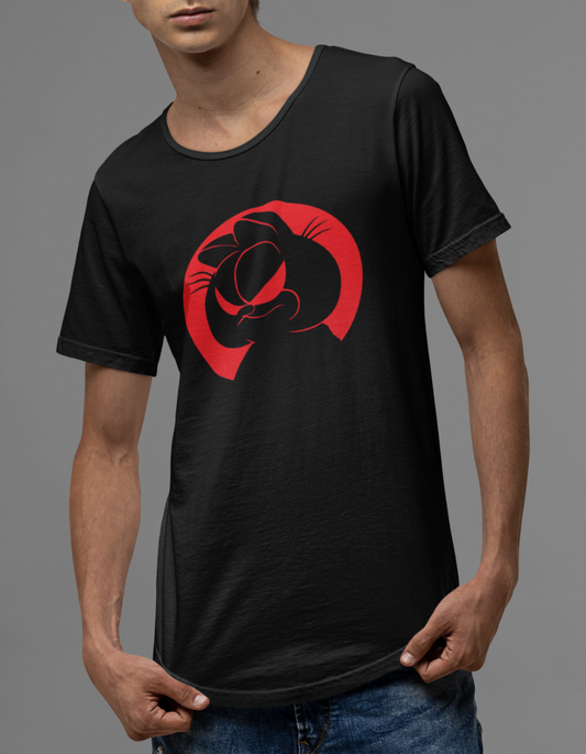 Beuns | Drop-Cut T-Shirt GARFIELD BLACK