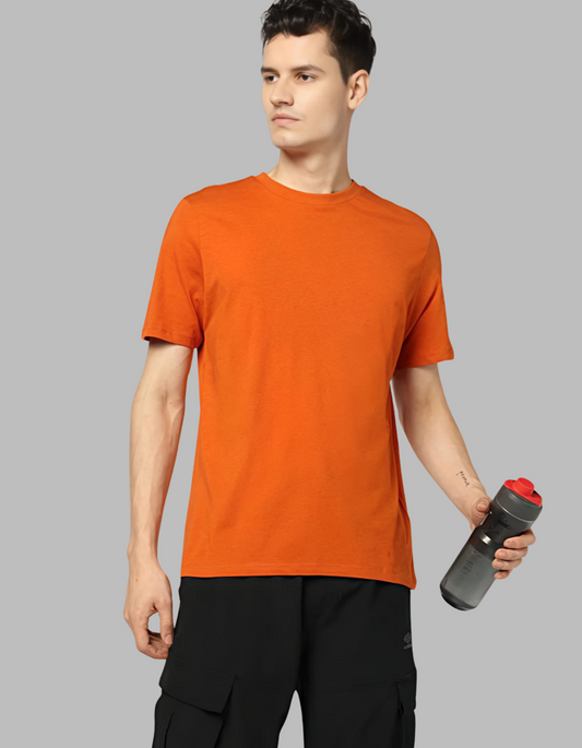 Orange| Solid T-Shirt Beuns– Pure Form, Zero Noise