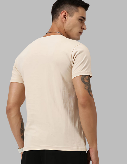 Beige| Solid T-Shirt Beuns– Pure Form, Zero Noise