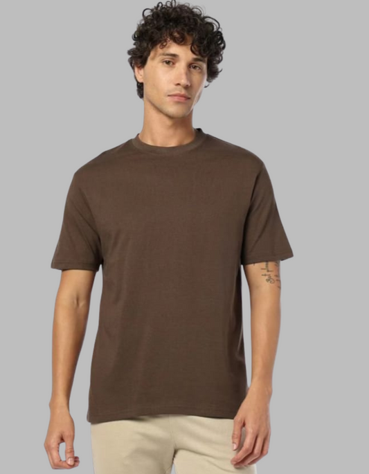 Brown| Solid T-Shirt Beuns– Pure Form, Zero Noise