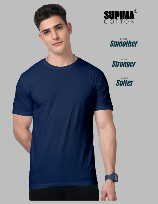 Beuns | Supima® Cotton Navy T-Shirt